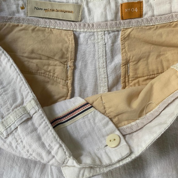 Pilcro Linen Wide Leg Pant White Size 4 - Picture 7 of 11
